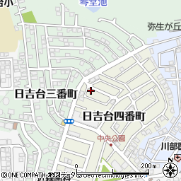 大阪府高槻市日吉台四番町5-33周辺の地図
