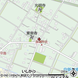 静岡県藤枝市平島159-1周辺の地図