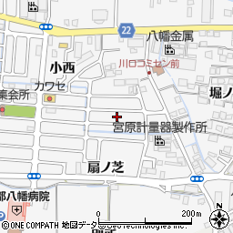 京都府八幡市川口東扇3周辺の地図
