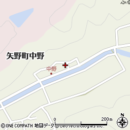 兵庫県相生市矢野町中野44周辺の地図