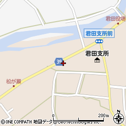 広島県三次市君田町東入君659周辺の地図