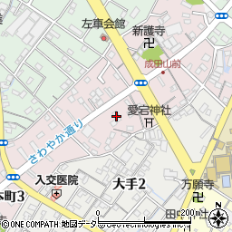 株式会社アルファー　静岡営業所周辺の地図