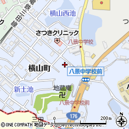 兵庫県三田市横山町10周辺の地図
