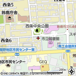 ビューティーサロン兵動鈴鹿店周辺の地図