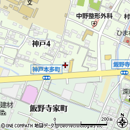 三十三銀行鈴鹿支店周辺の地図