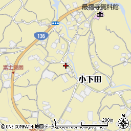 静岡県伊豆市小下田1254周辺の地図
