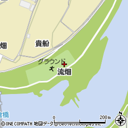 愛知県新城市野田（流畑）周辺の地図