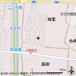 京都府八幡市八幡双栗65-42周辺の地図