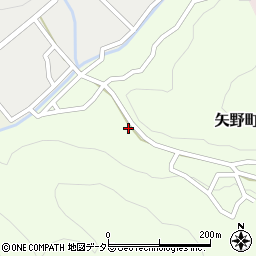 兵庫県相生市矢野町金坂127周辺の地図