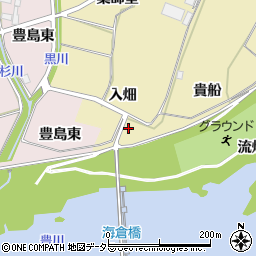愛知県新城市野田川原畑周辺の地図