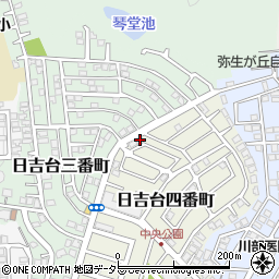 大阪府高槻市日吉台四番町5-3周辺の地図