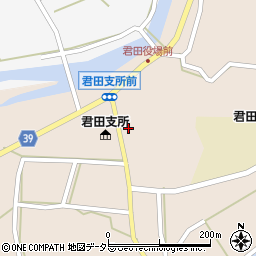 広島県三次市君田町東入君619周辺の地図