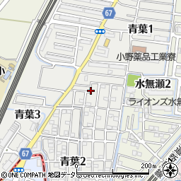 島本町青葉2丁目井上宅akippa駐車場周辺の地図