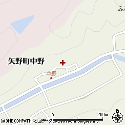兵庫県相生市矢野町中野47周辺の地図