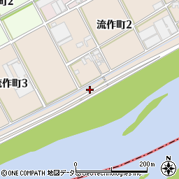 愛知県碧南市流作町周辺の地図
