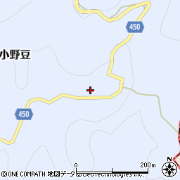 兵庫県赤穂郡上郡町小野豆290周辺の地図