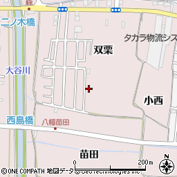 京都府八幡市八幡双栗65-94周辺の地図