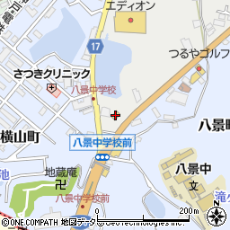 ファミリーマート八景店周辺の地図