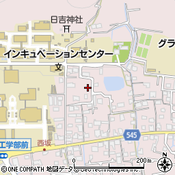 書写西坂公園周辺の地図
