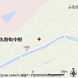 兵庫県相生市矢野町中野63周辺の地図