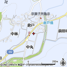 愛知県豊川市萩町中丸周辺の地図