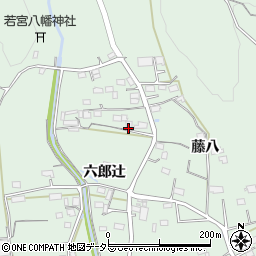 愛知県豊川市上長山町六郎辻周辺の地図