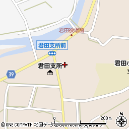 広島県三次市君田町東入君621周辺の地図