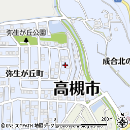 大阪府高槻市弥生が丘町48周辺の地図