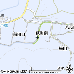愛知県豊川市萩町南周辺の地図