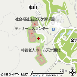 京都府宇治市白川東山周辺の地図
