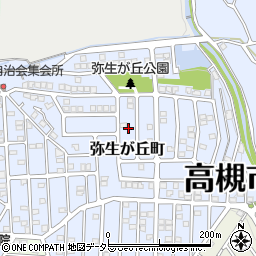 大阪府高槻市弥生が丘町43周辺の地図