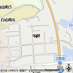 愛知県常滑市樽水中坪周辺の地図