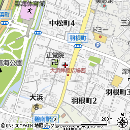碧海信用金庫碧南支店周辺の地図