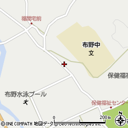 広島県三次市布野町上布野1908周辺の地図