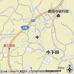 静岡県伊豆市小下田1352周辺の地図