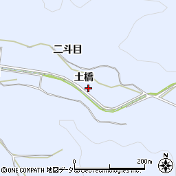 愛知県豊川市萩町（土橋）周辺の地図