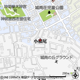 京都府宇治市広野町小根尾周辺の地図