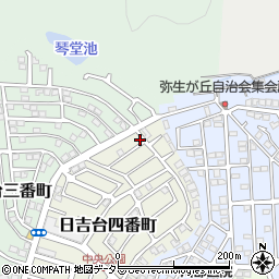 大阪府高槻市日吉台四番町2-2周辺の地図
