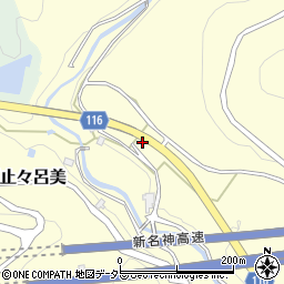 大阪府箕面市下止々呂美456-2周辺の地図