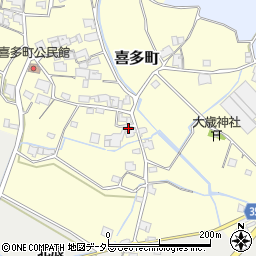 兵庫県小野市喜多町341周辺の地図