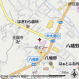 静岡県伊東市八幡野周辺の地図
