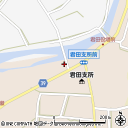 広島県三次市君田町東入君683周辺の地図