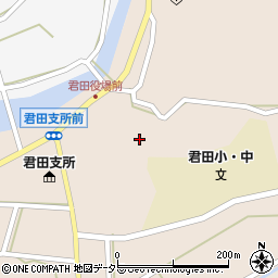 広島県三次市君田町東入君361周辺の地図