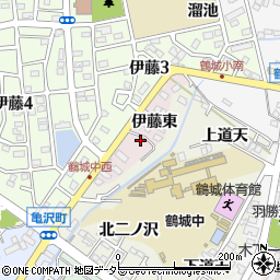 愛知県西尾市伊藤町伊藤東周辺の地図