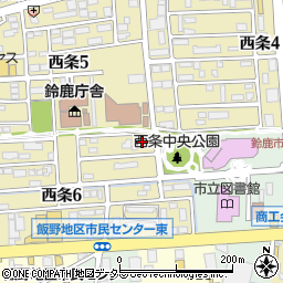 暁商店　西条店周辺の地図