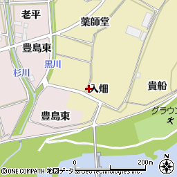愛知県新城市野田（入畑）周辺の地図
