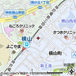 兵庫県三田市横山町13周辺の地図