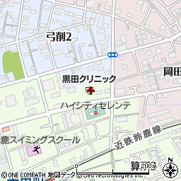 黒田クリニック周辺の地図