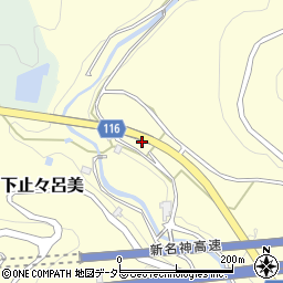 大阪府箕面市下止々呂美456周辺の地図