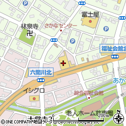オートバックス焼津店周辺の地図